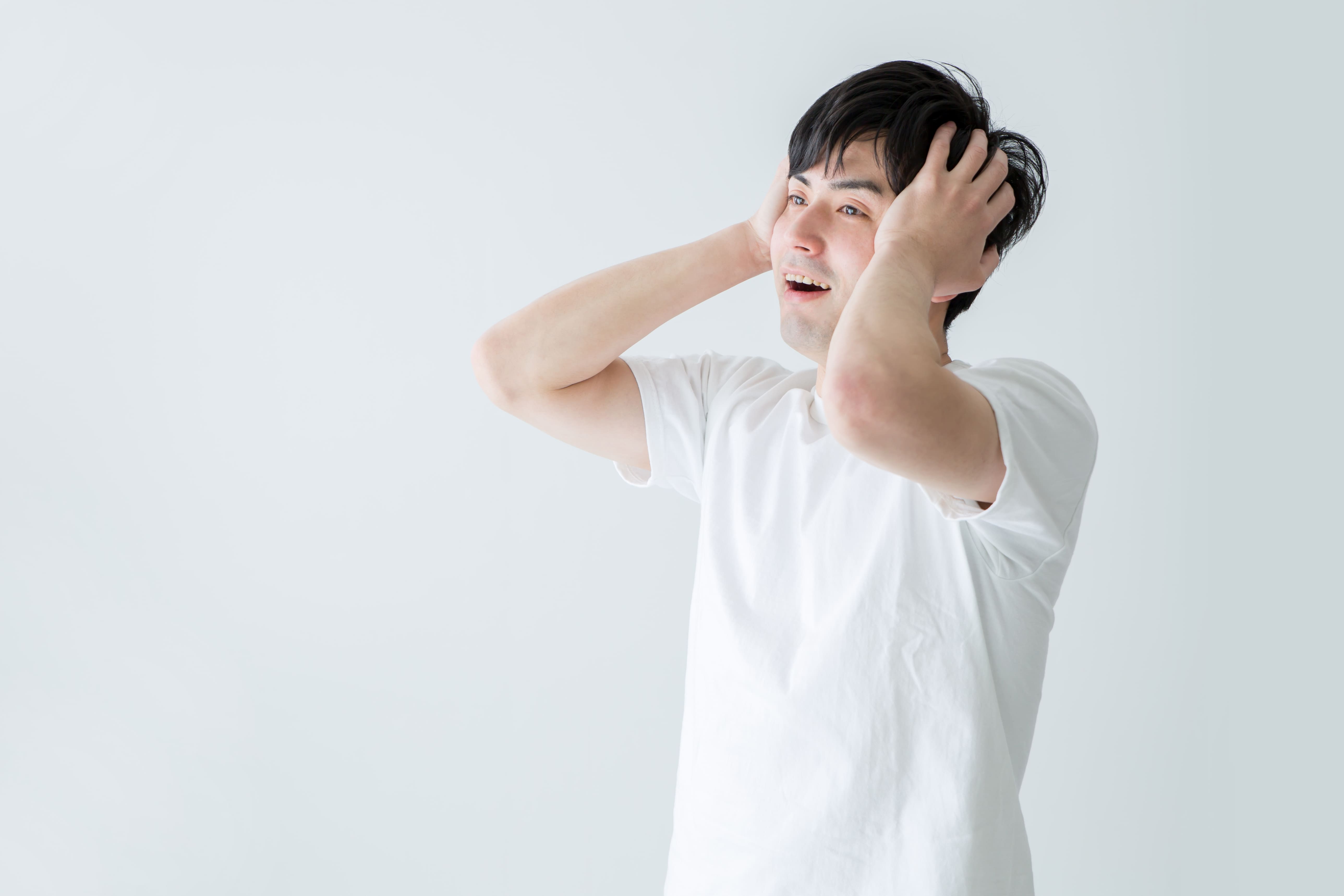 悩んでいるイメージ 背景